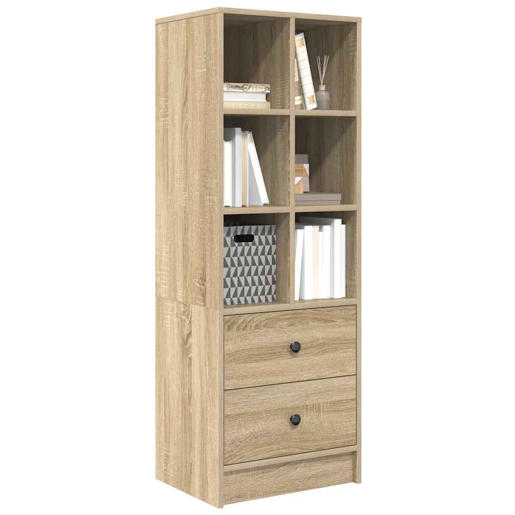 Highboard in Sonoma Eik 45,5x34x127 cm Gelaagd hout