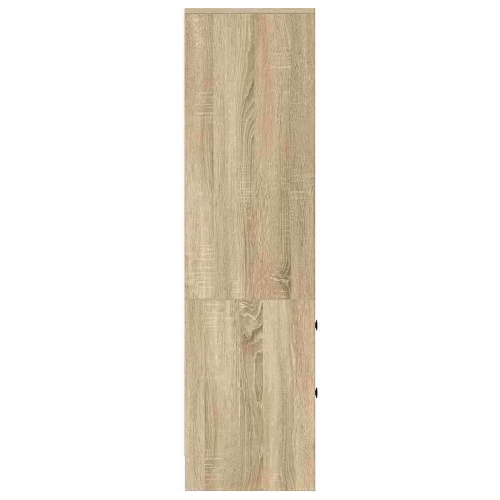 Highboard in Sonoma Eik 45,5x34x127 cm Gelaagd hout