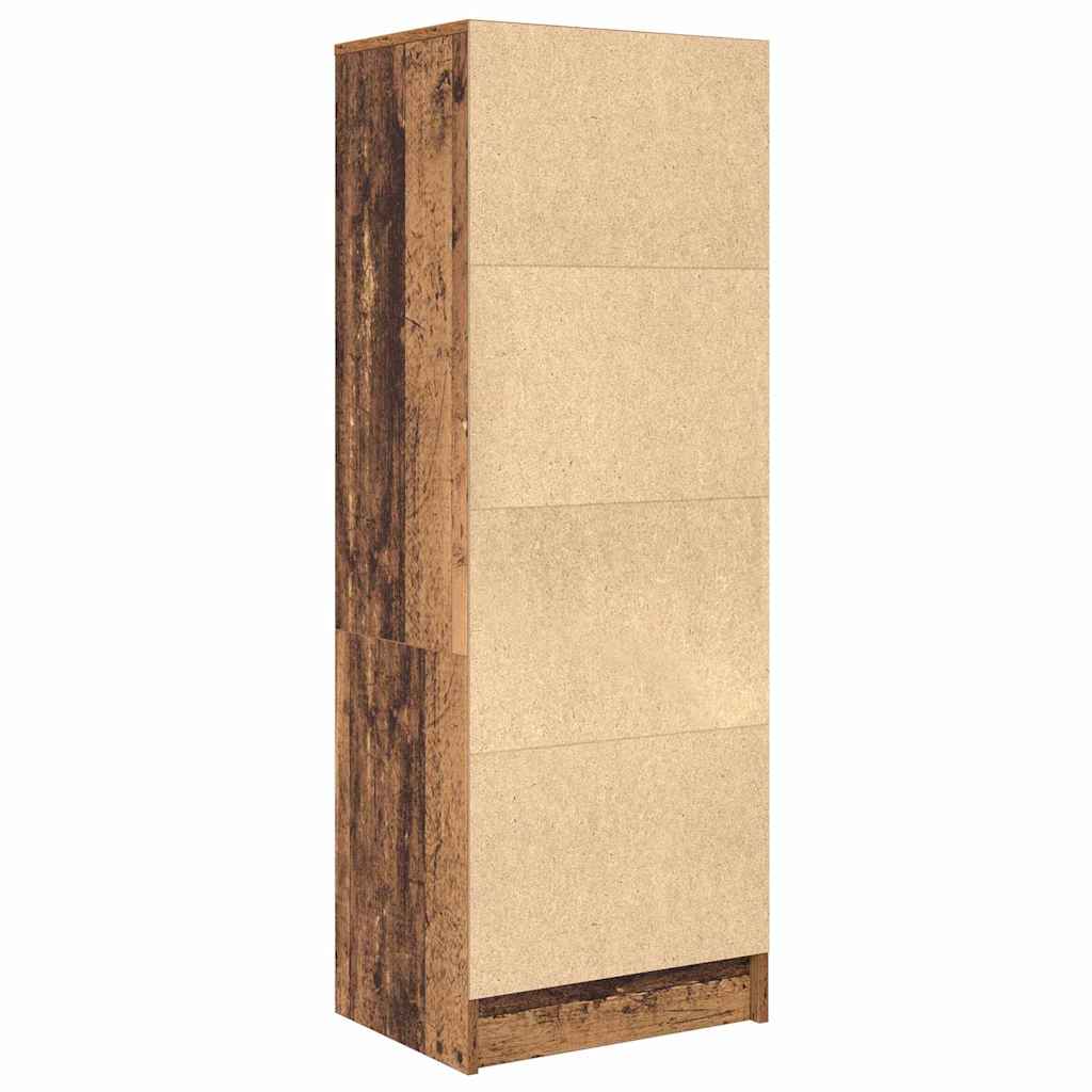 Highboard Oud Hout 45,5x34x127 cm Gelaagd hout