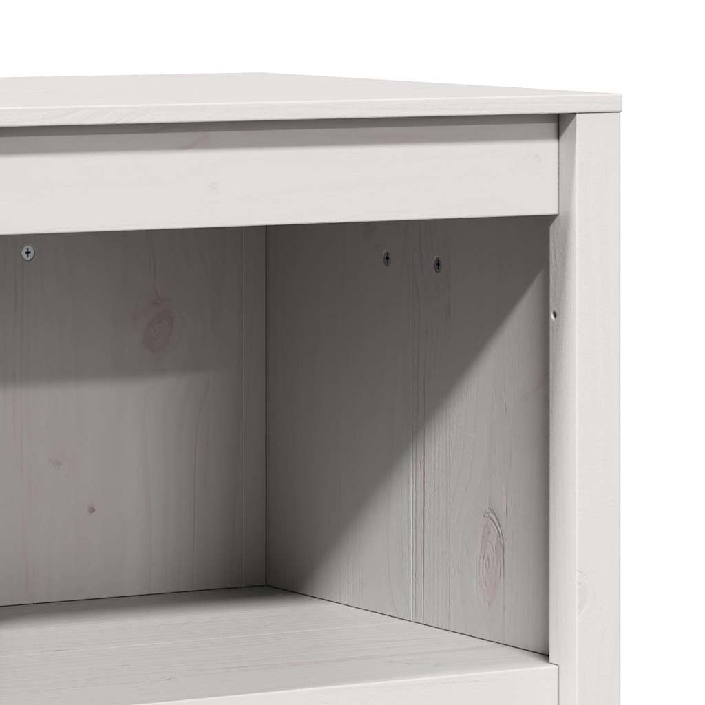 Keukenkast met plank Wit 55 x 55 x 92 cm Massief grenenhout