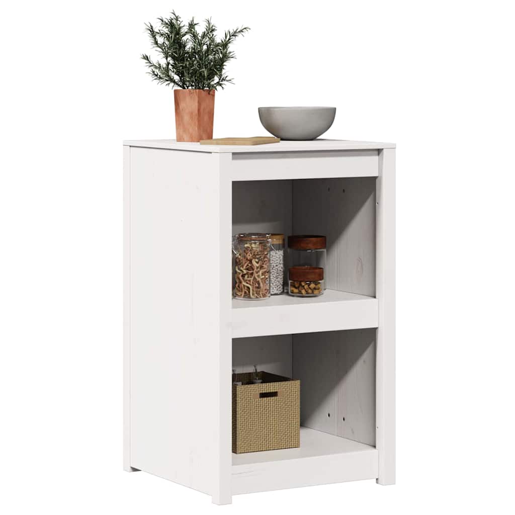 Keukenkast met plank Wit 55 x 55 x 92 cm Massief grenenhout