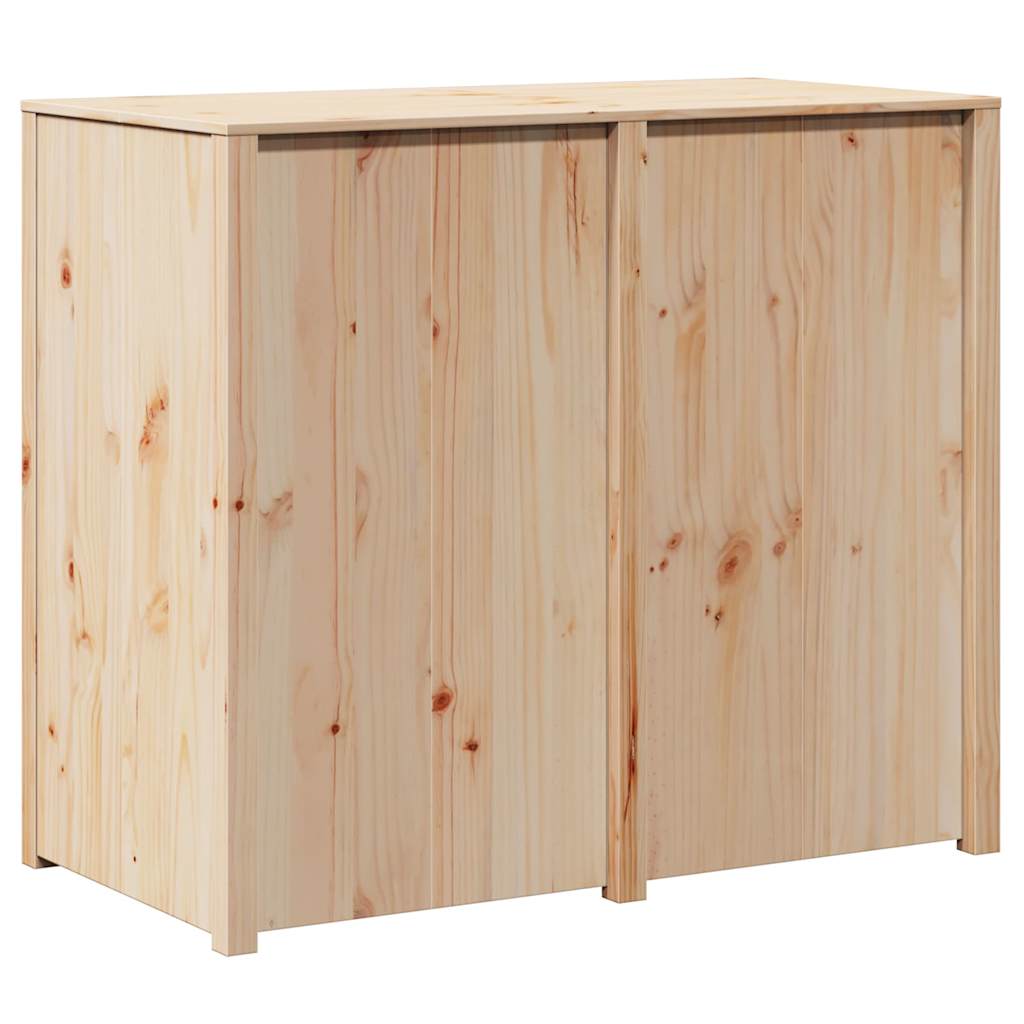 Keukenkast met plank Bruin 106 x 55 x 92 cm Massief grenenhout
