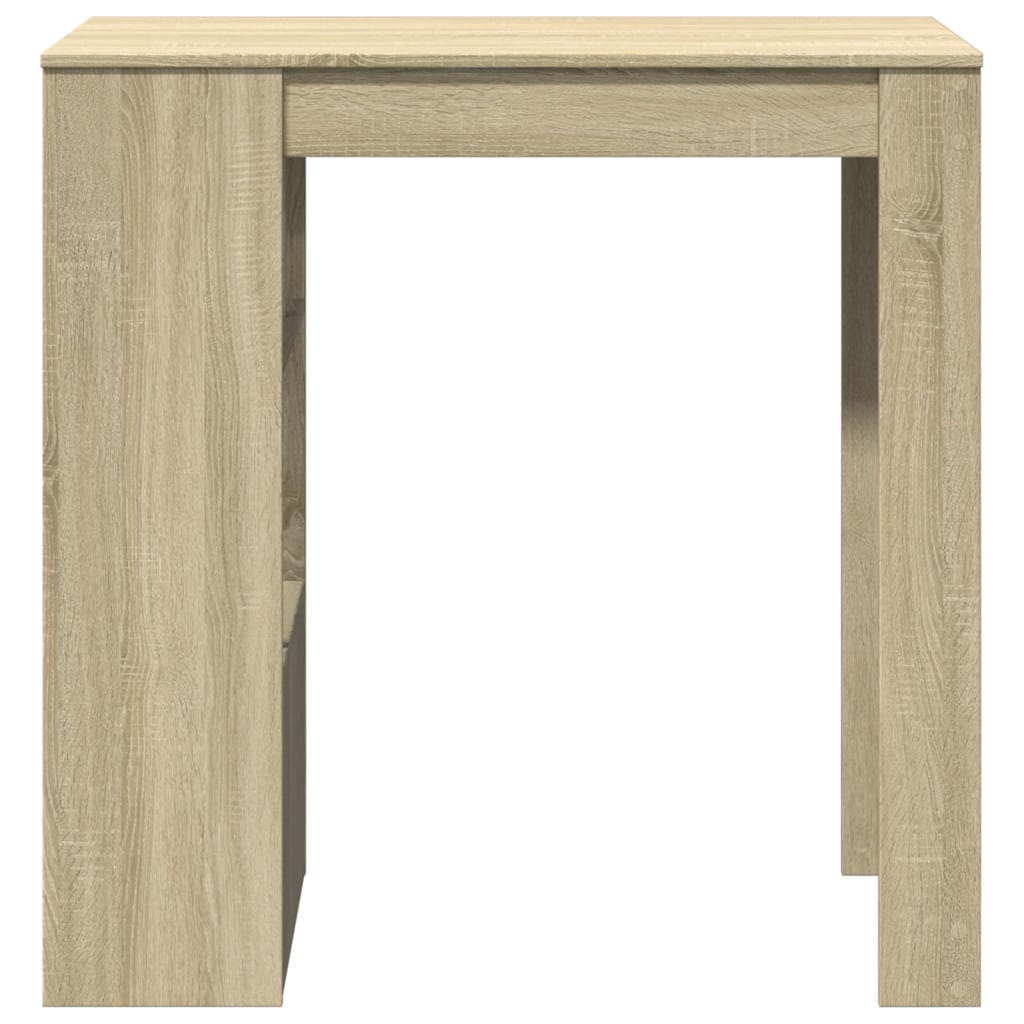 Bartafel met rekken 102x50x103,5 cm hout sonoma eikenkleur