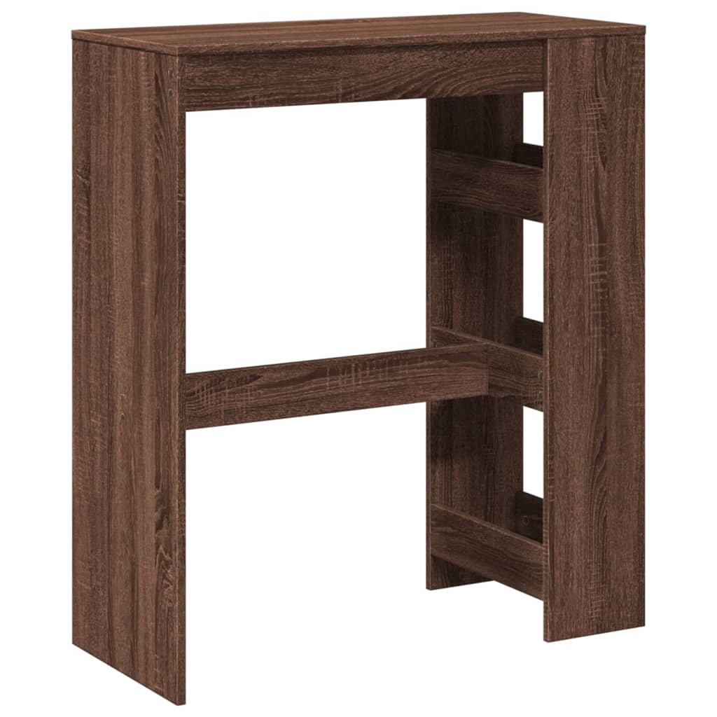 Bartafel met rekken 90x40x103,5 cm bewerkt hout bruin eiken