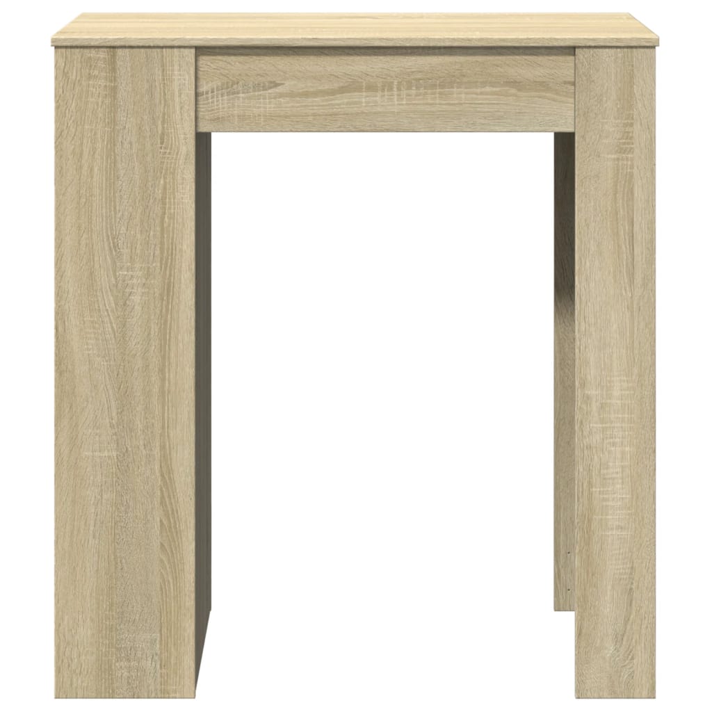 Bartafel met rekken 95x47x103,5 cm hout sonoma eikenkleur