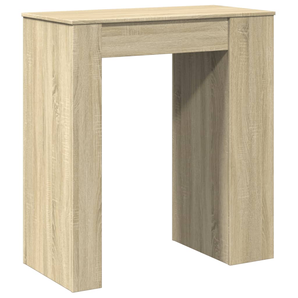 Bartafel met rekken 95x47x103,5 cm hout sonoma eikenkleur