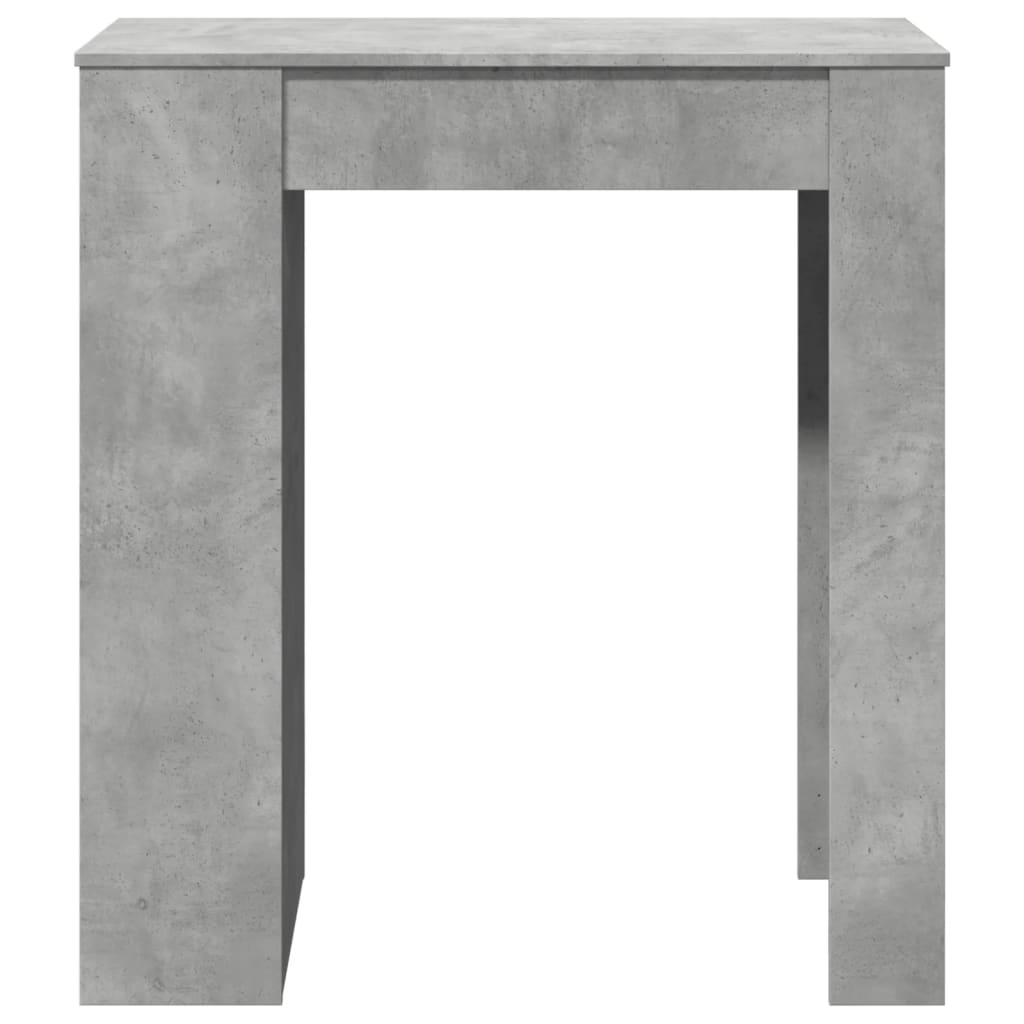 Bartafel met rekken 95x47x103,5 cm bewerkt hout betongrijs