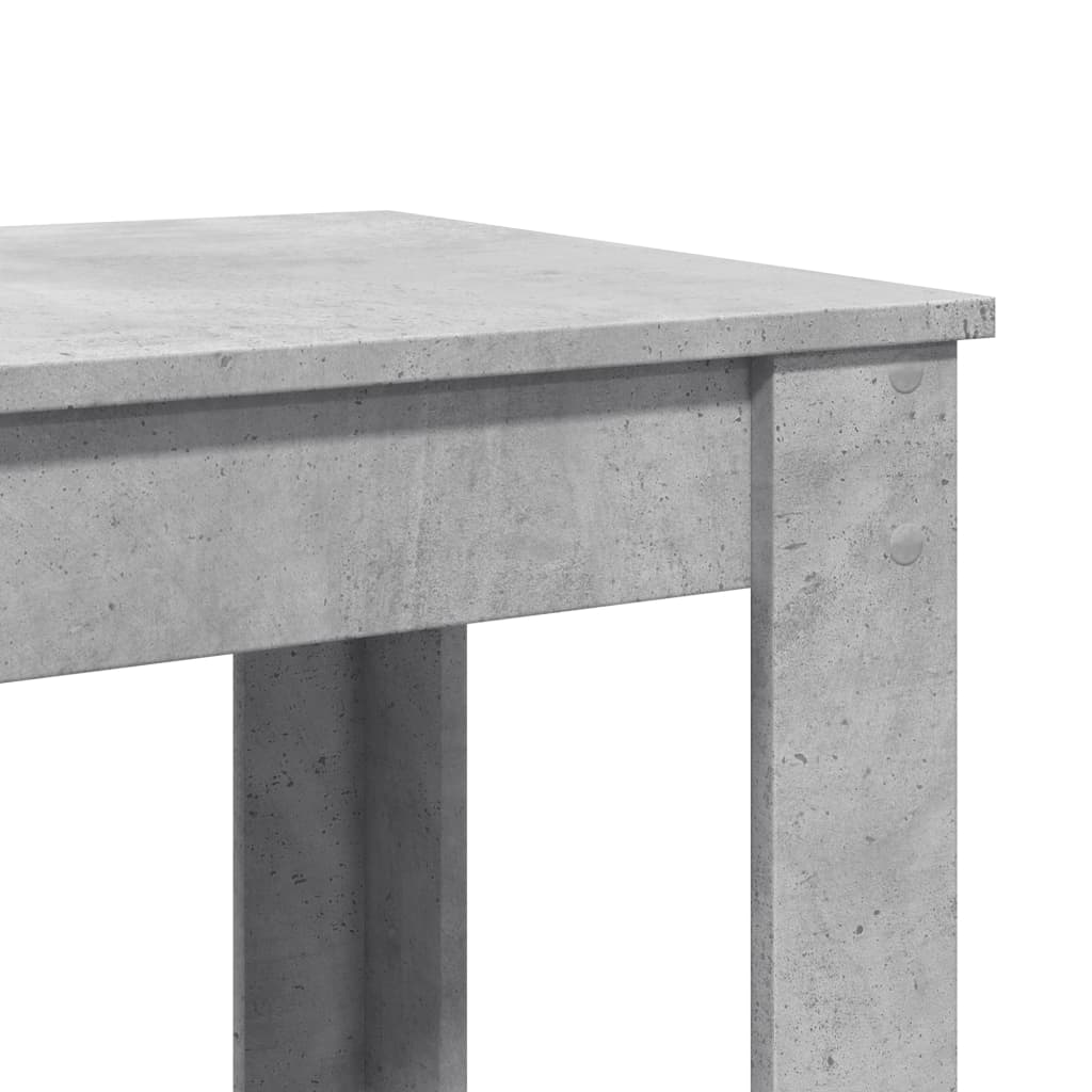 Bartafel 51x50x103,5 cm bewerkt hout betongrijs