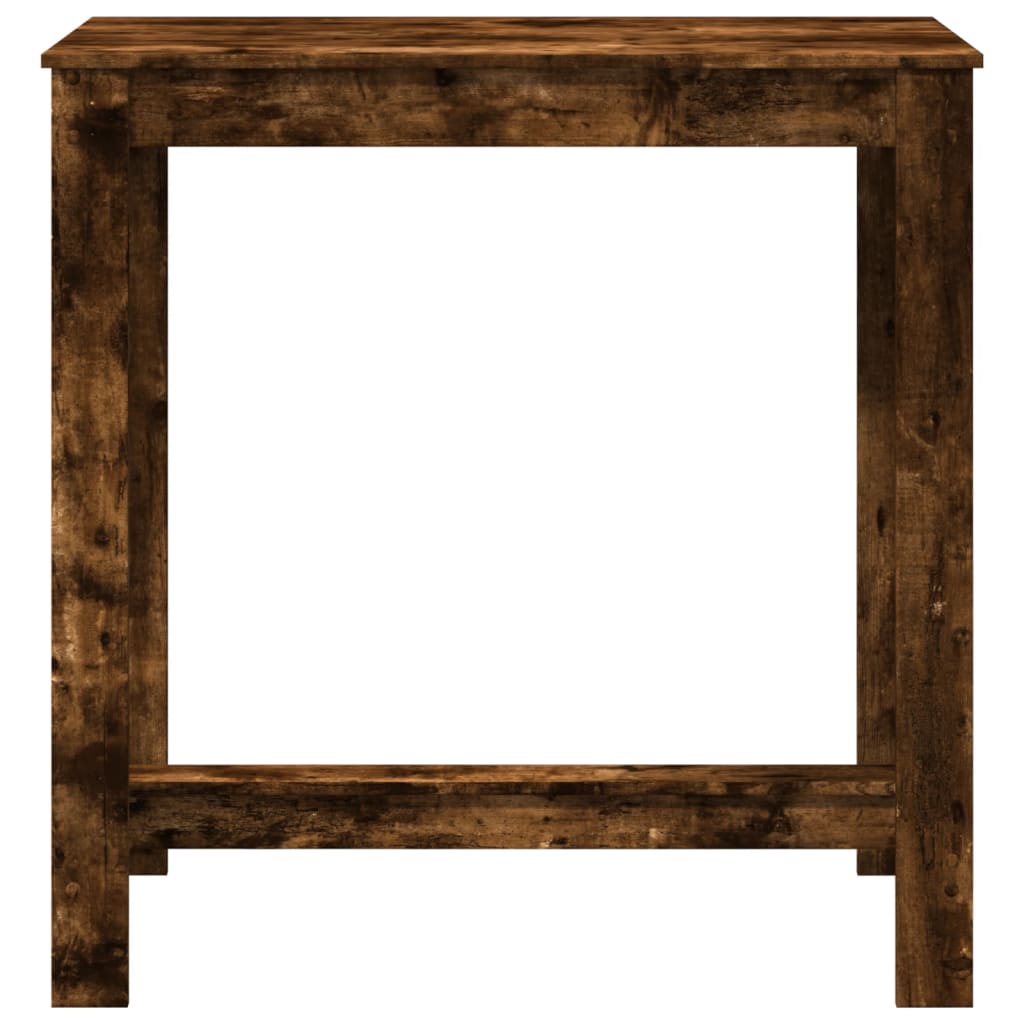 Bartafel 102x50x103,5 cm bewerkt hout gerookt eikenkleurig
