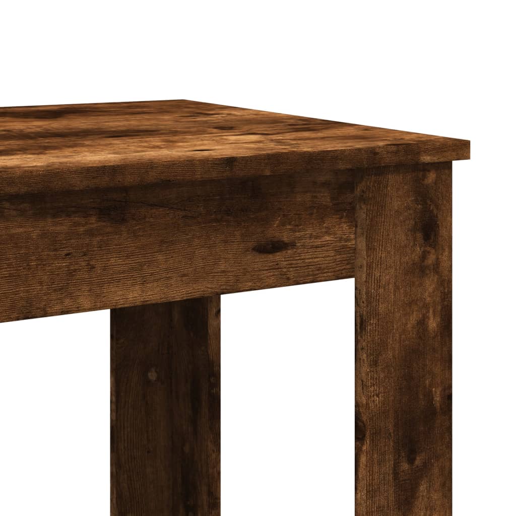 Bartafel 102x50x103,5 cm bewerkt hout gerookt eikenkleurig