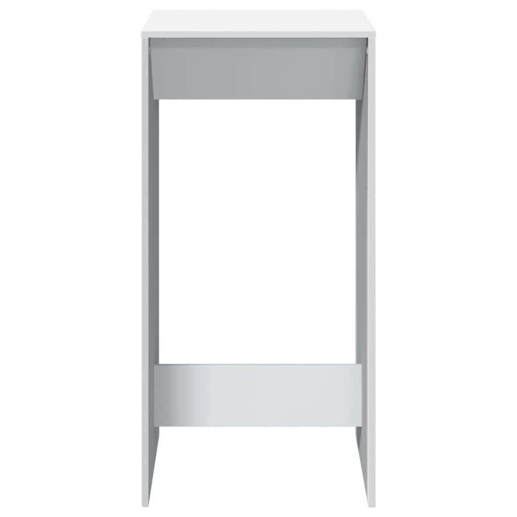 Bartafel 51x50x103,5 cm bewerkt hout wit