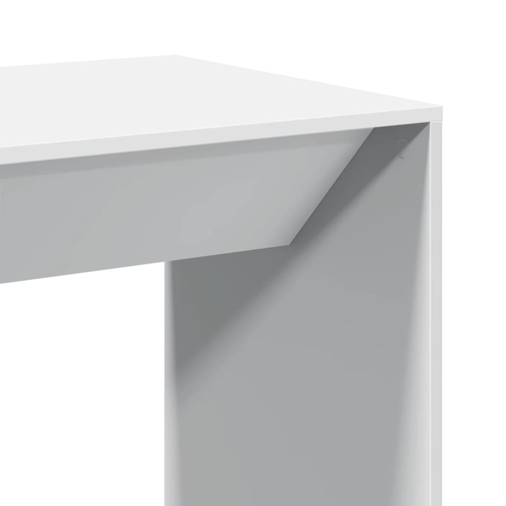 Bartafel 51x50x103,5 cm bewerkt hout wit