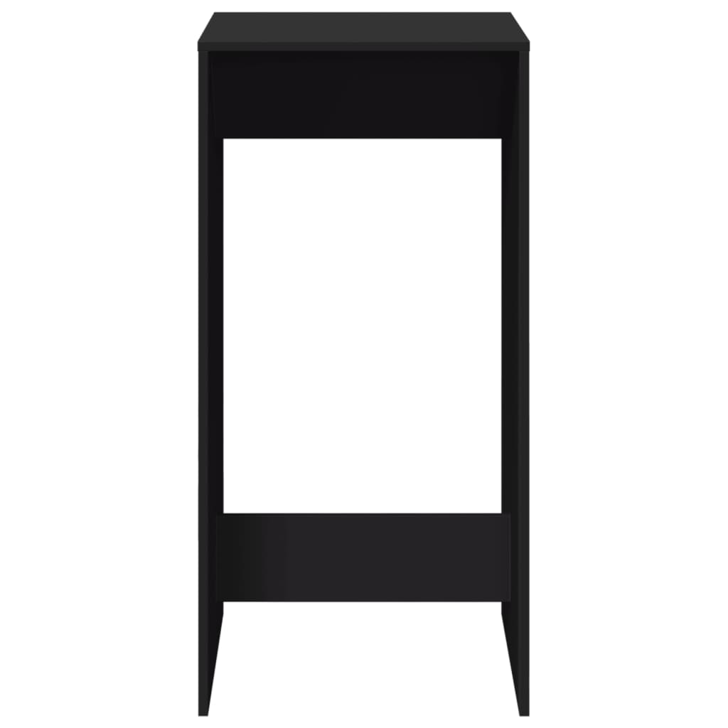 Bartafel 51x50x103,5 cm bewerkt hout zwart