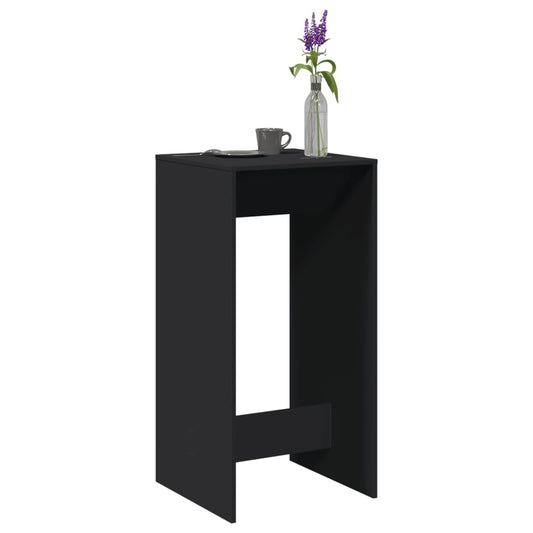 Bartafel 51x50x103,5 cm bewerkt hout zwart