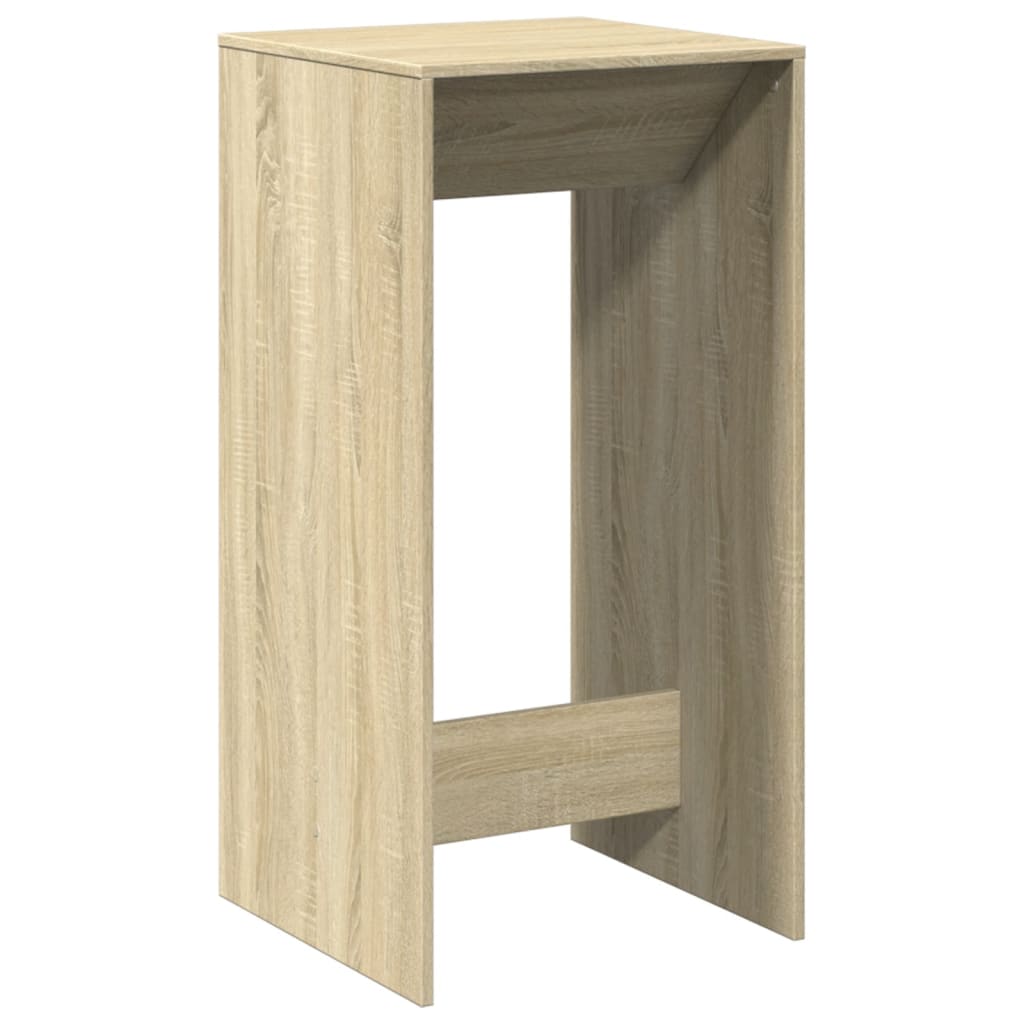 Bartafel 51x50x103,5 cm bewerkt hout sonoma eikenkleurig