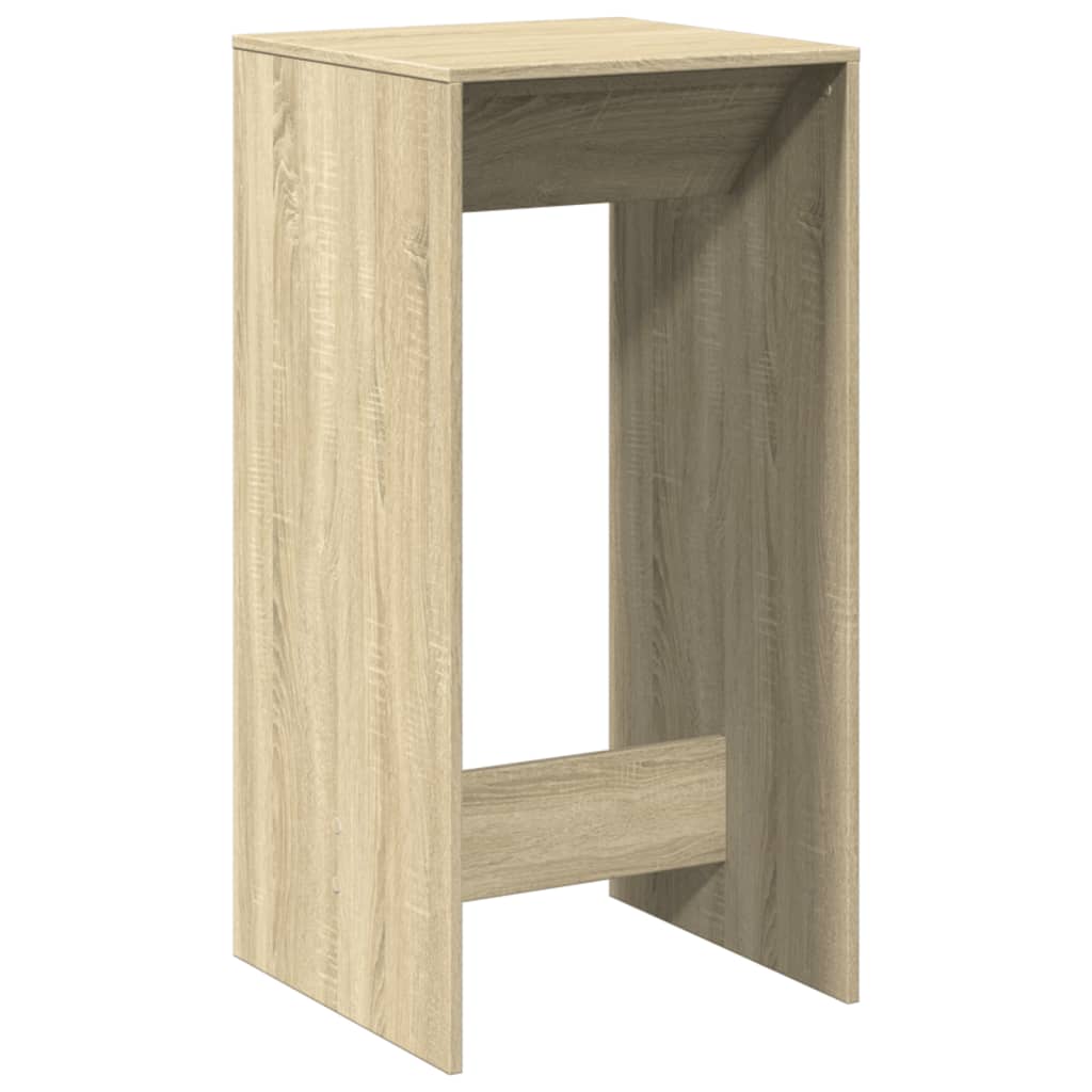 Bartafel 51x50x103,5 cm bewerkt hout sonoma eikenkleurig