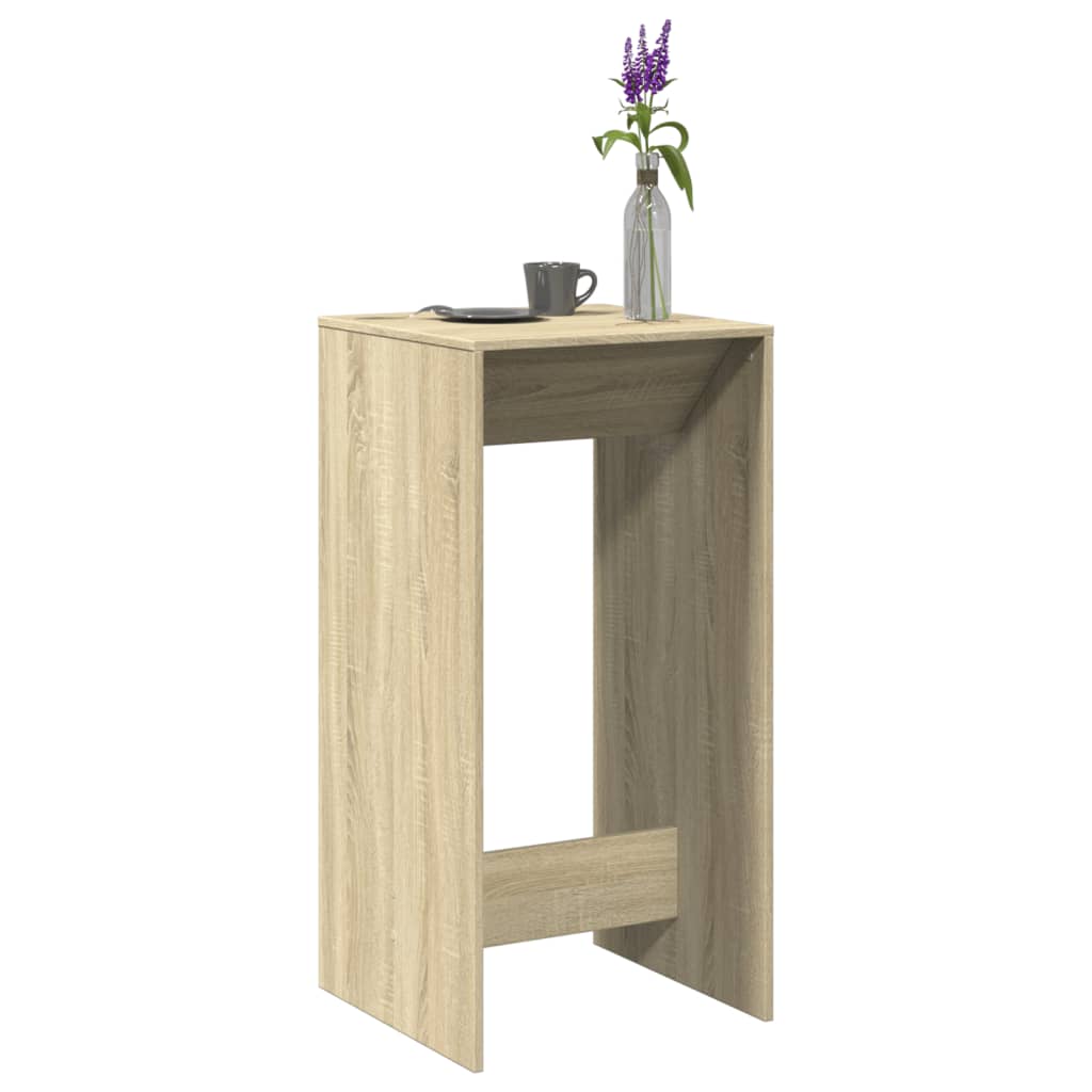 Bartafel 51x50x103,5 cm bewerkt hout sonoma eikenkleurig