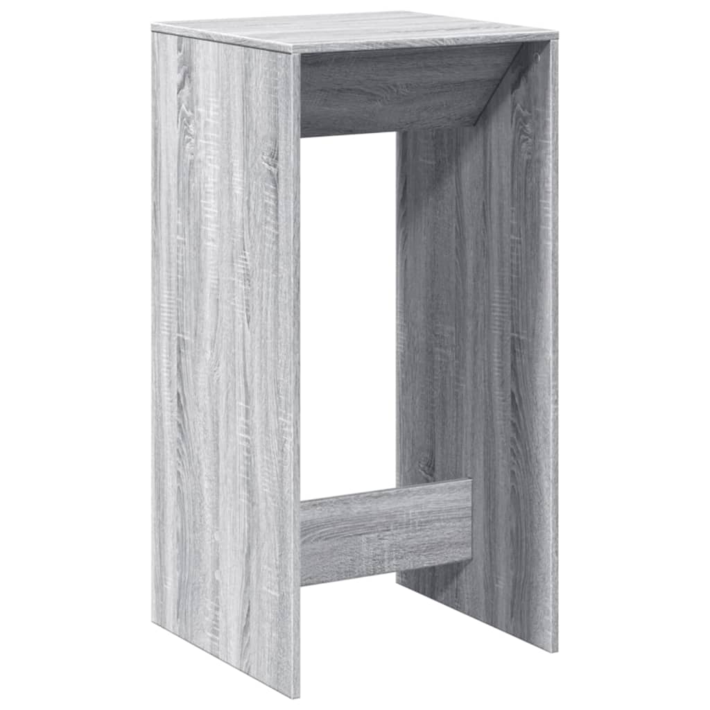 Bartafel 51x50x103,5 cm bewerkt hout grijs sonoma eikenkleurig
