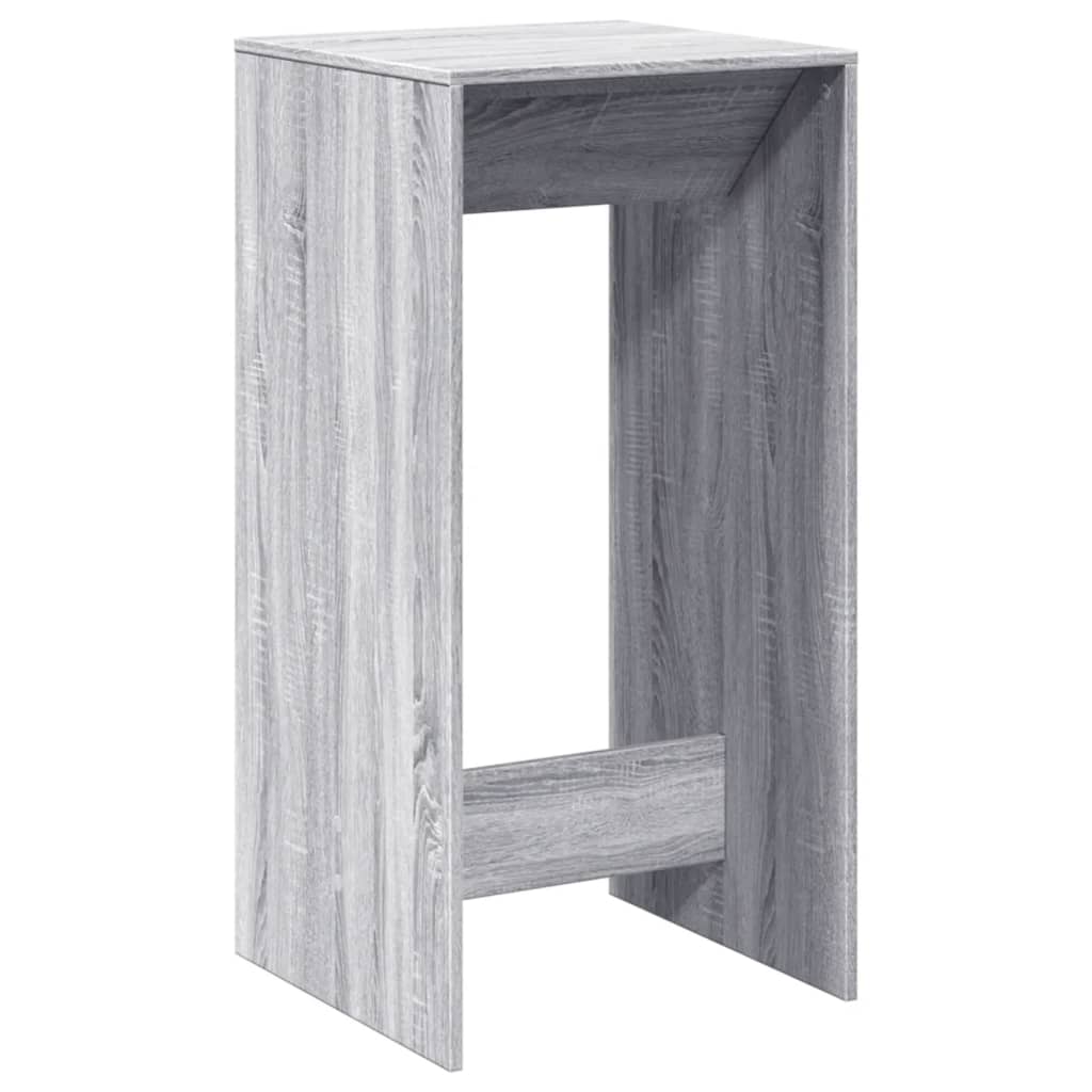 Bartafel 51x50x103,5 cm bewerkt hout grijs sonoma eikenkleurig