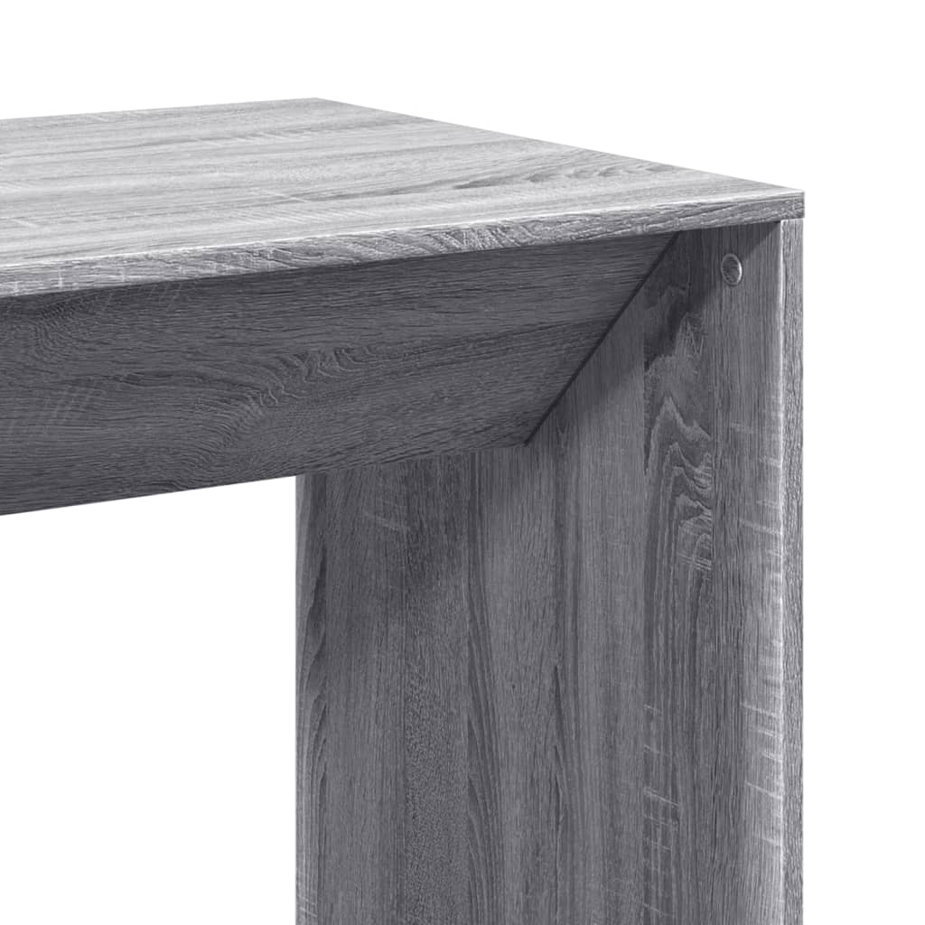 Bartafel 51x50x103,5 cm bewerkt hout grijs sonoma eikenkleurig