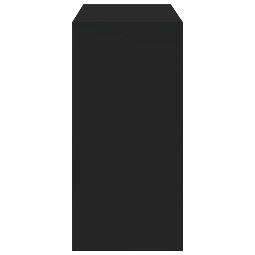 Bartafel 102x50x103,5 cm bewerkt hout zwart