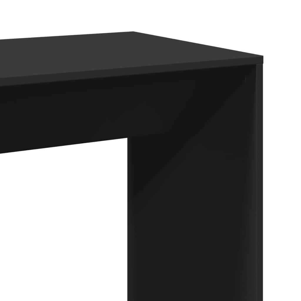Bartafel 102x50x103,5 cm bewerkt hout zwart