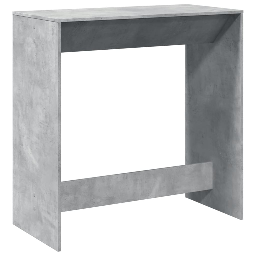 Bartafel 102x50x103,5 cm bewerkt hout betongrijs