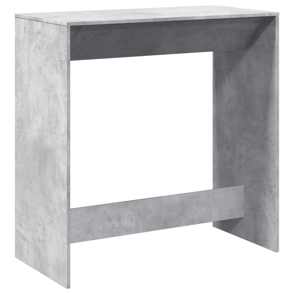 Bartafel 102x50x103,5 cm bewerkt hout betongrijs