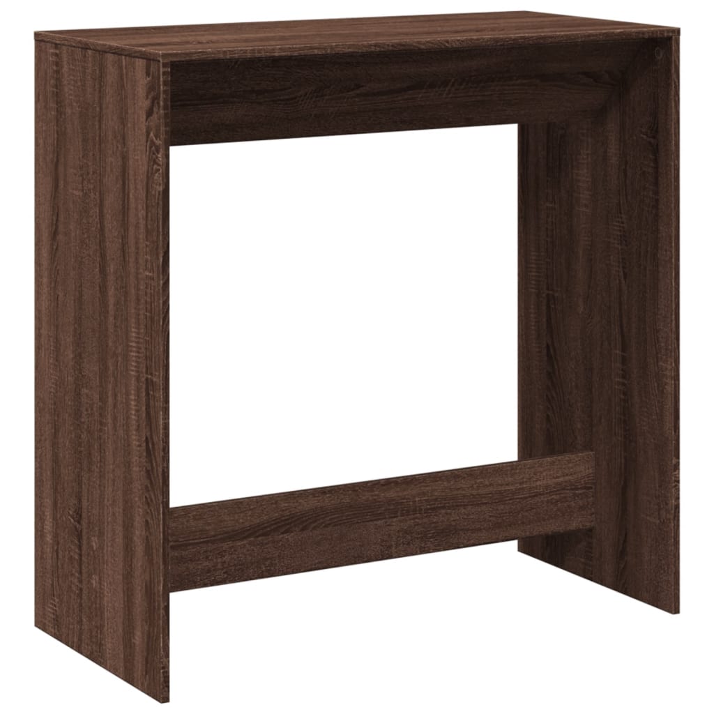 Bartafel 102x50x103,5 cm bewerkt hout bruin eikenkleur