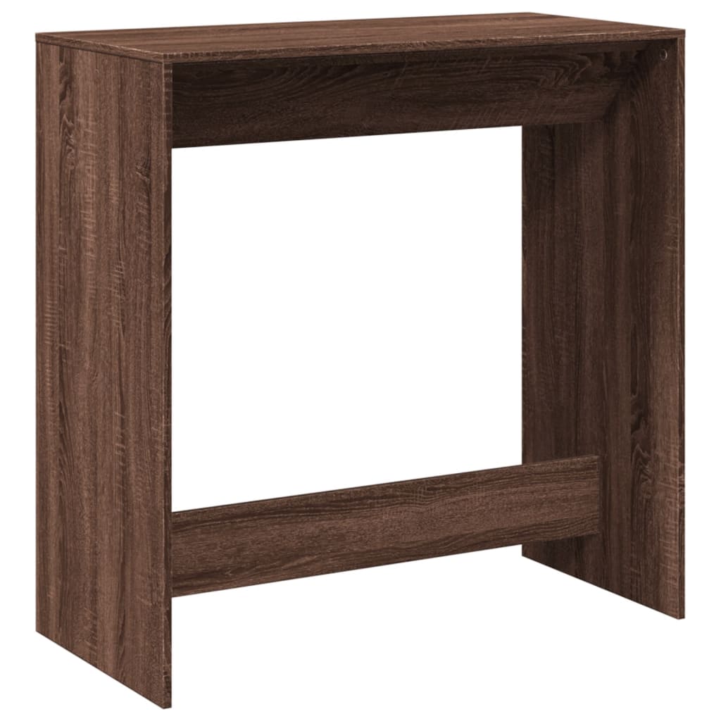 Bartafel 102x50x103,5 cm bewerkt hout bruin eikenkleur