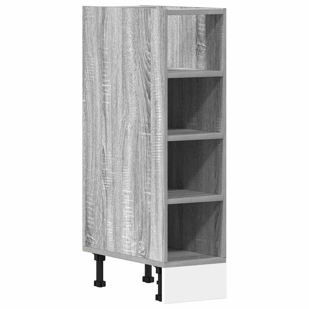 Onderkast Riga 20x44,5x81,5 cm bewerkt hout grijs sonoma eikenkleur