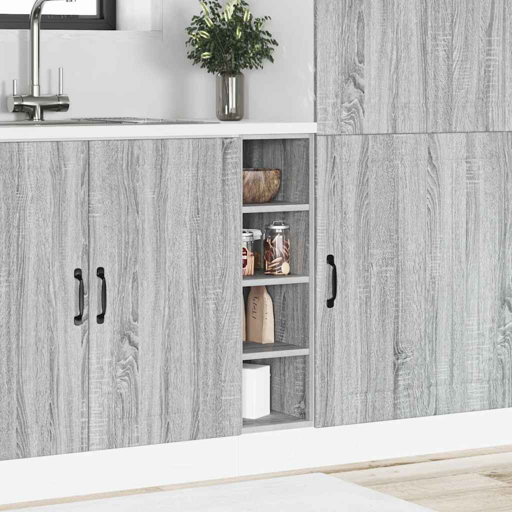 Onderkast Riga 20x44,5x81,5 cm bewerkt hout grijs sonoma eikenkleur