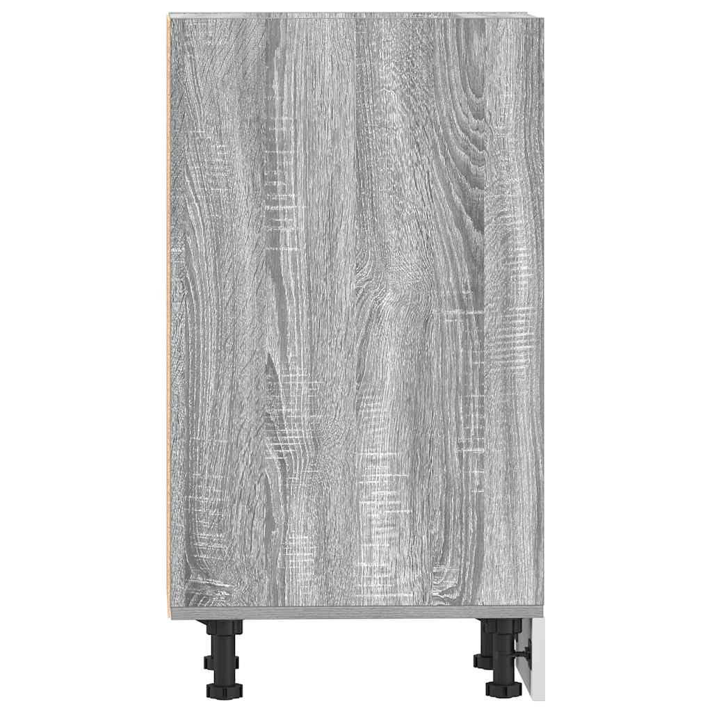 Onderkast Riga 20x44,5x81,5 cm bewerkt hout grijs sonoma eikenkleur
