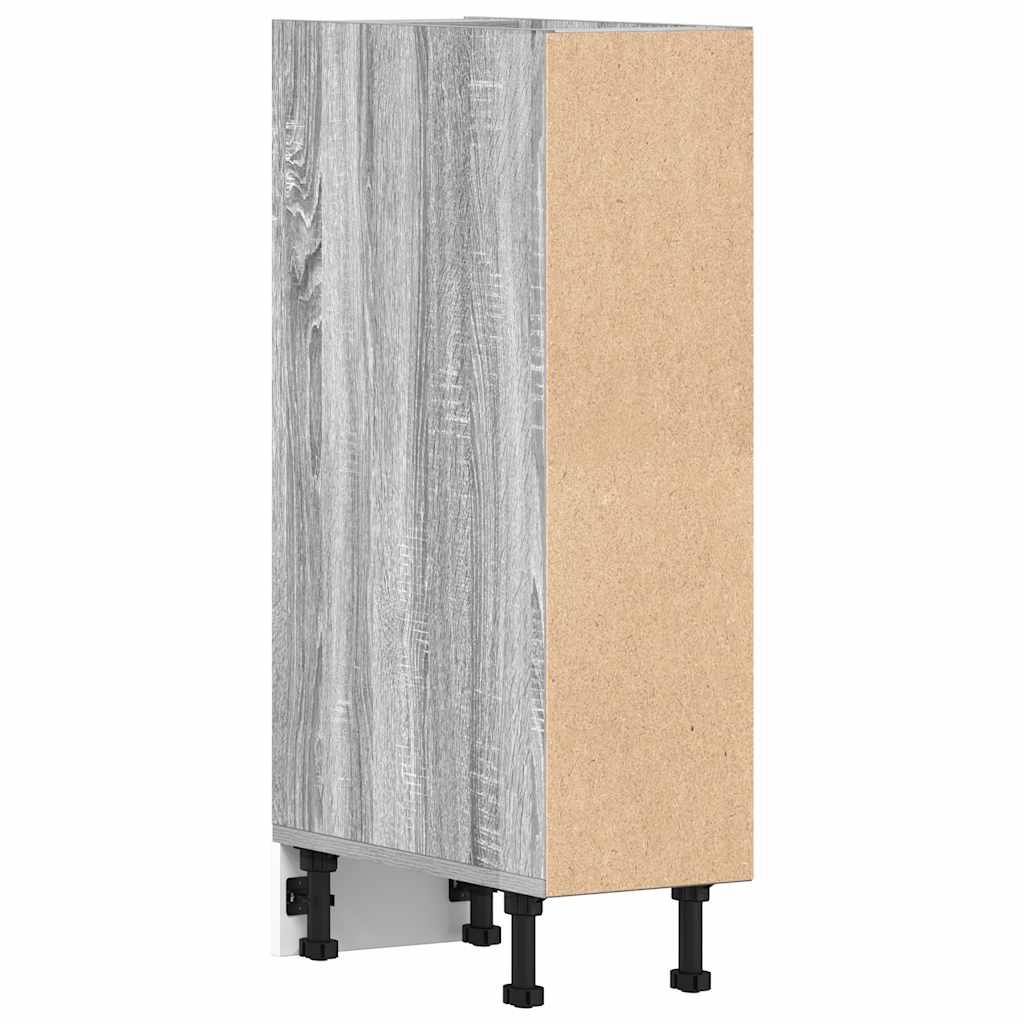 Onderkast Riga 20x44,5x81,5 cm bewerkt hout grijs sonoma eikenkleur