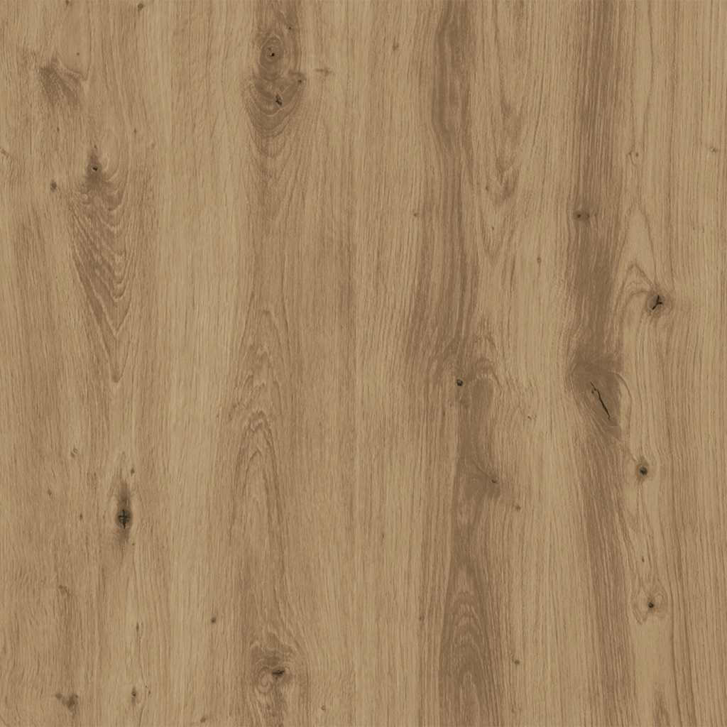 Eettafel 80x80x75 cm bewerkt hout artisanaal eikenkleurig