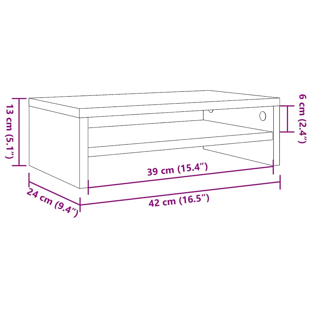 Eettafel 180x90x76 cm bewerkt hout artisanaal eikenkleur