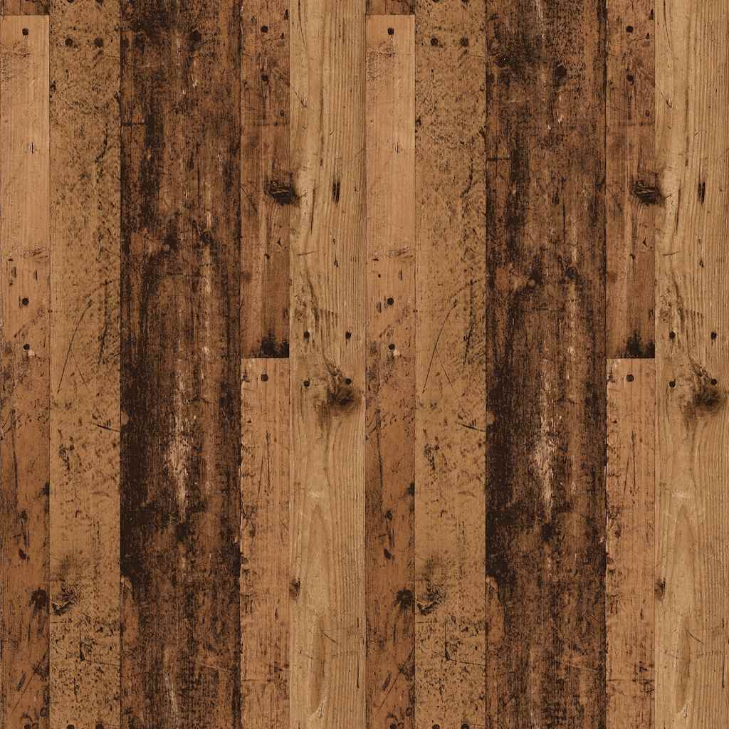 Eettafel 120x60x76 cm bewerkt hout oud houtkleurig
