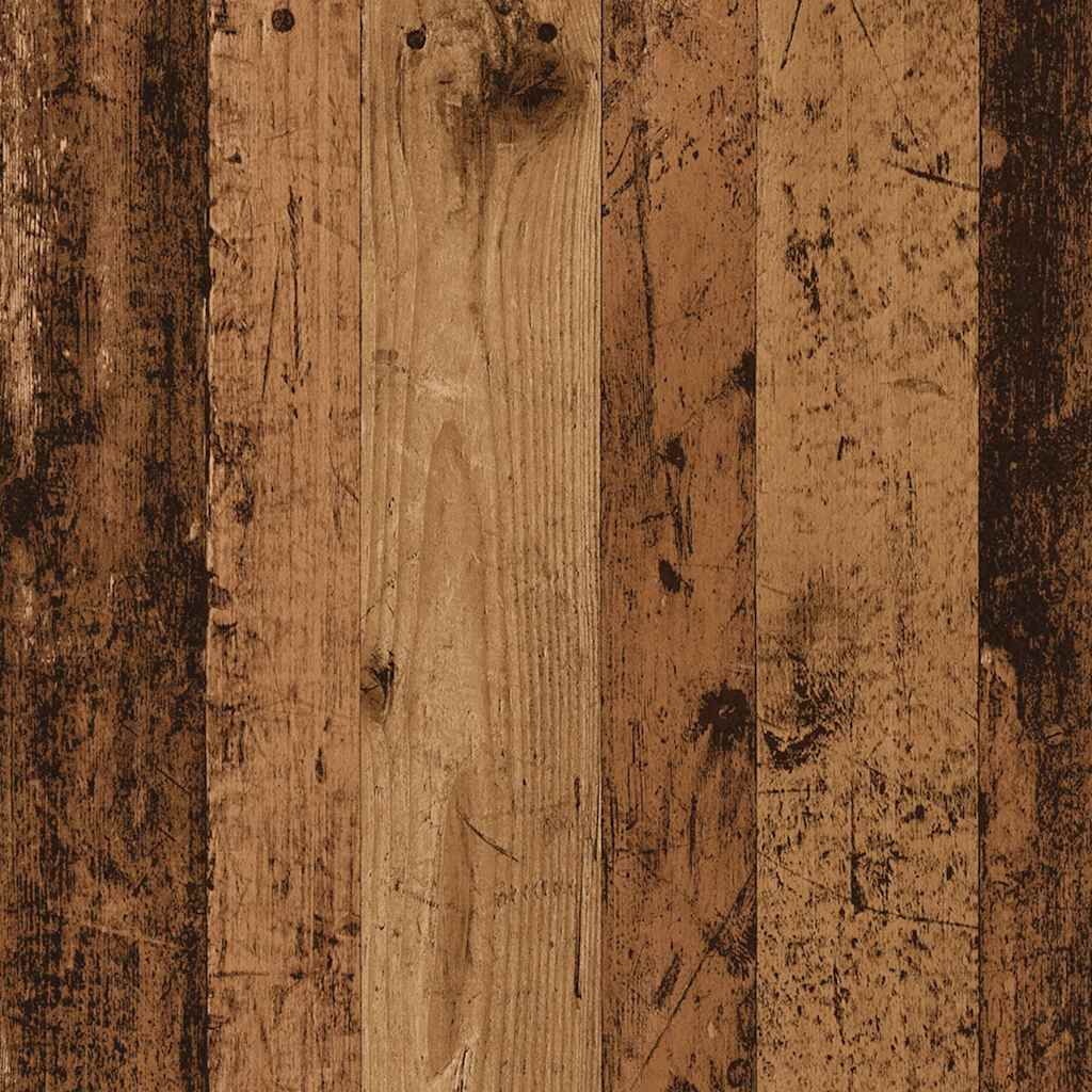 Onderkast met lade 40x46x81,5 cm bewerkt hout oud houtkleurig