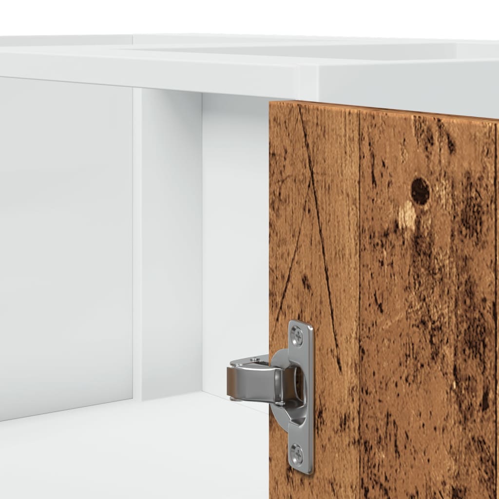Keukenkastje 75,5x75,5x81,5 cm bewerkt hout oud houtkleurig