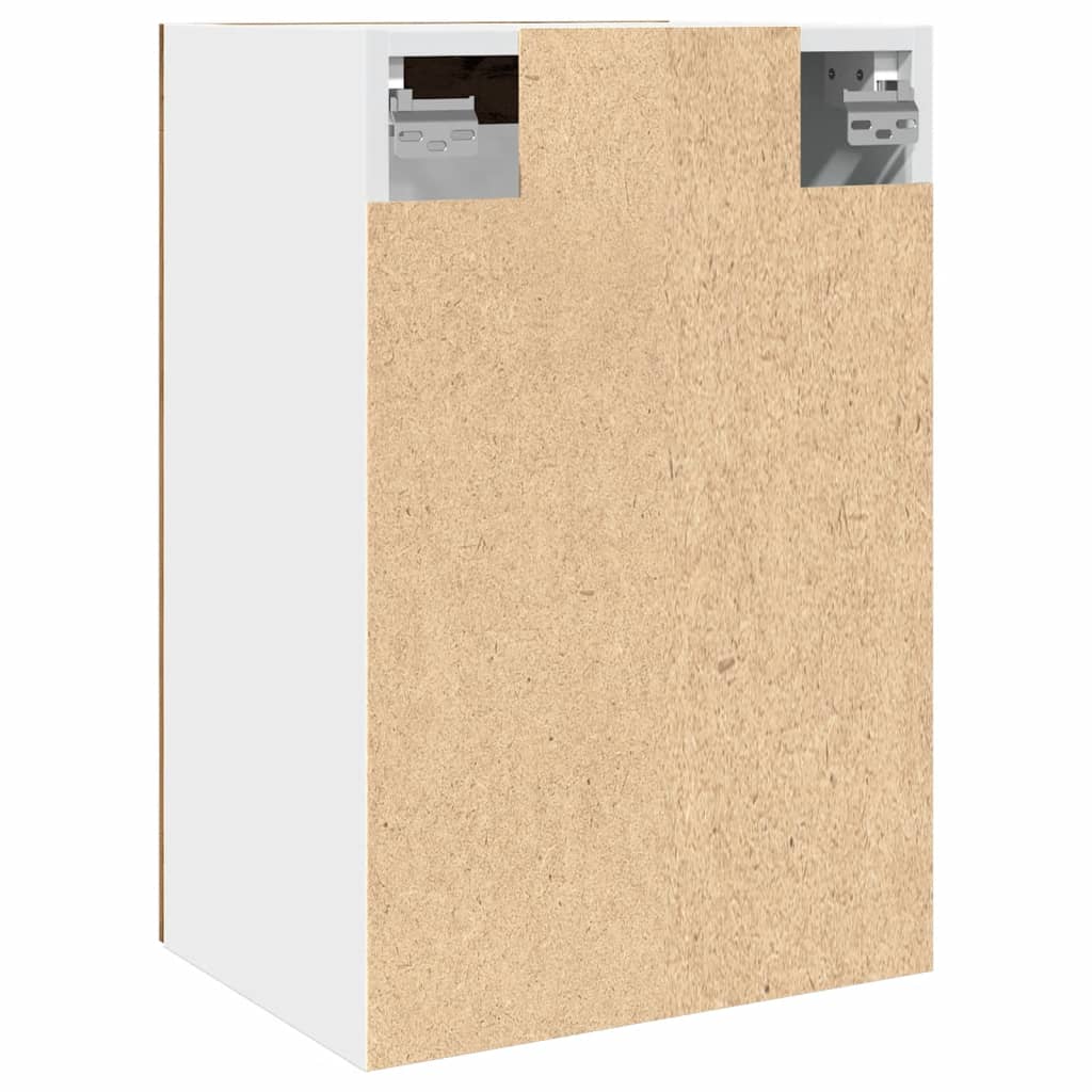 Hangkast 40x31x60 cm bewerkt hout artisanaal eikenkleurig