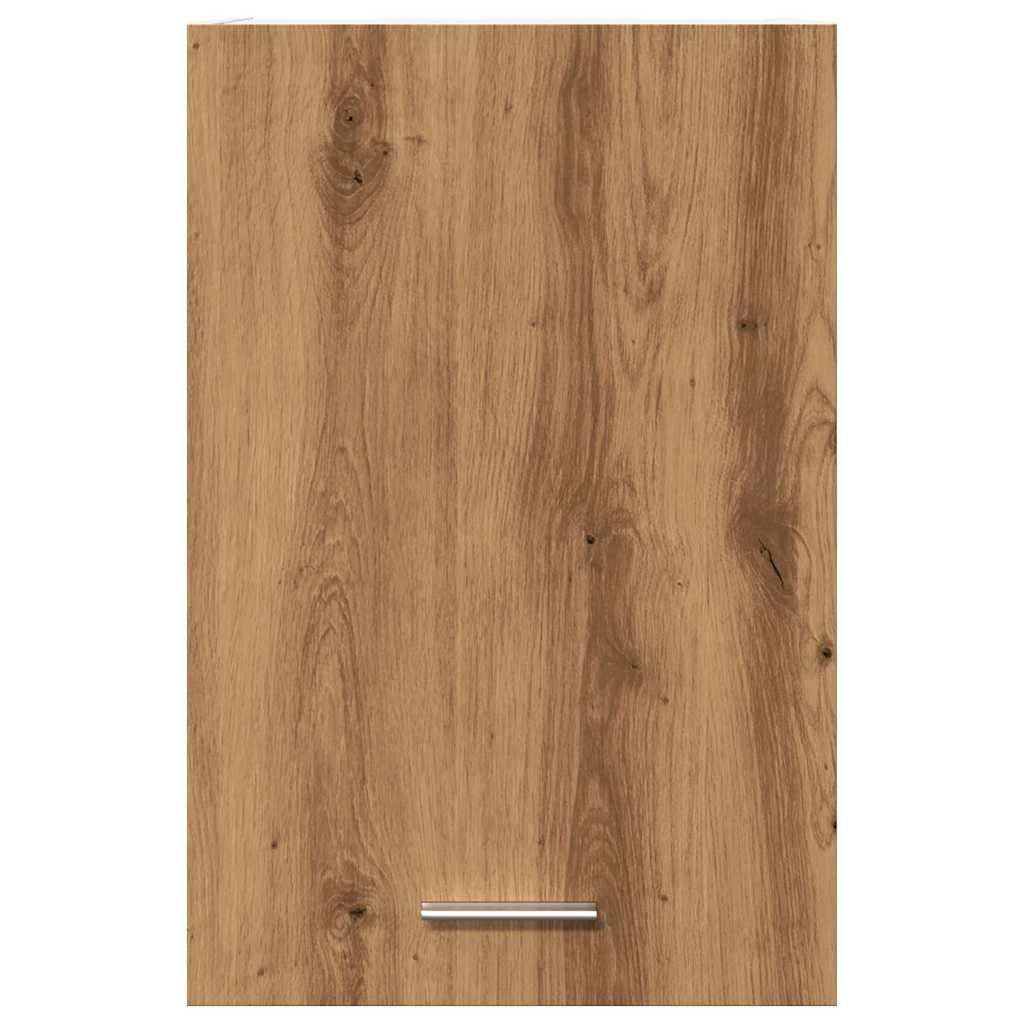 Hangkast 40x31x60 cm bewerkt hout artisanaal eikenkleur
