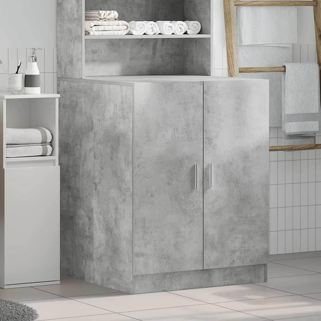 Wasmachinekast 70,5x71,5x91,5 cm betongrijs
