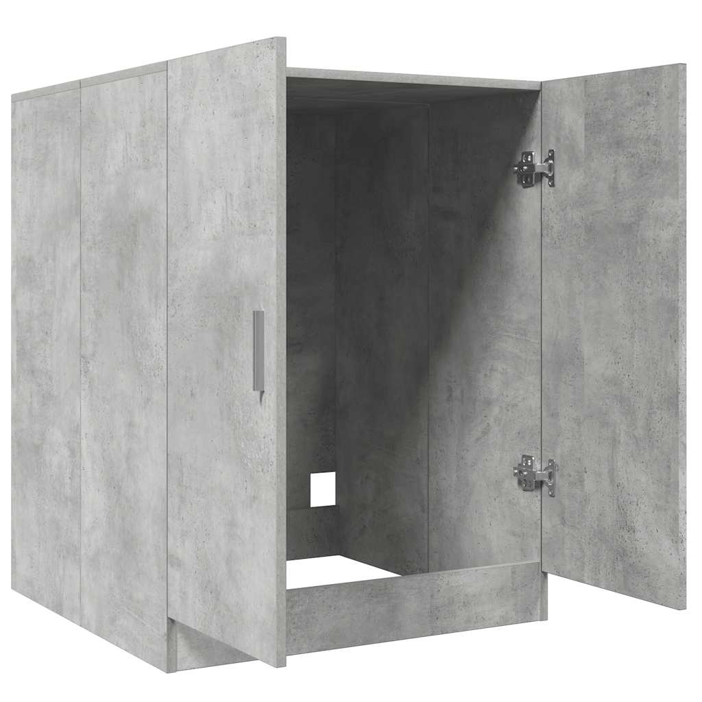 Wasmachinekast 70,5x71,5x91,5 cm betongrijs