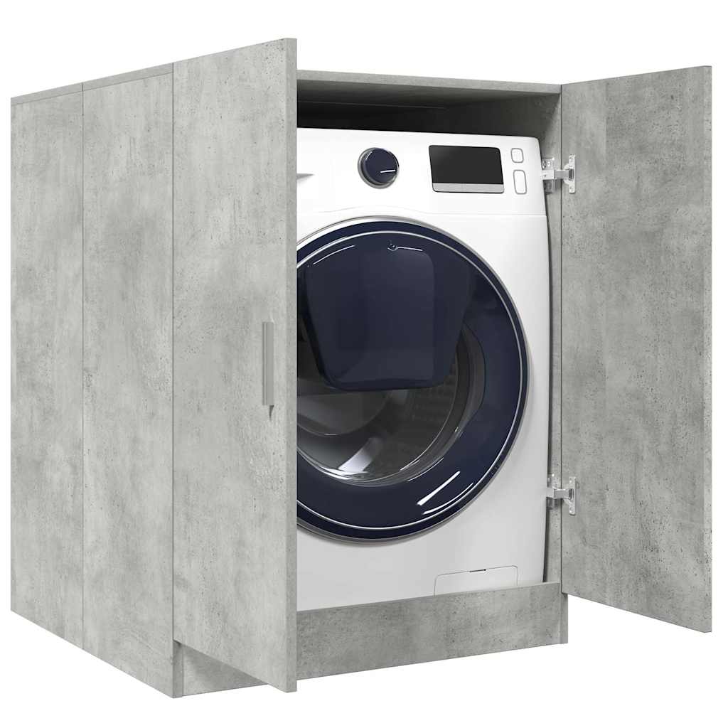 Wasmachinekast 70,5x71,5x91,5 cm betongrijs