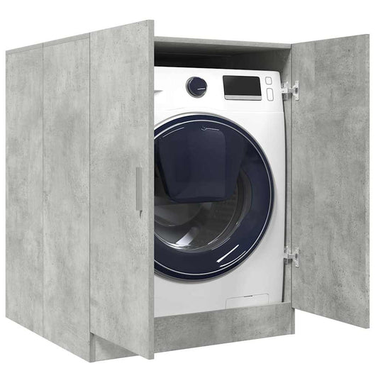 Wasmachinekast 70,5x71,5x91,5 cm betongrijs