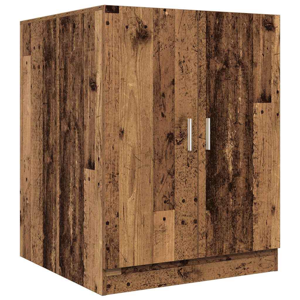 Wasmachinekast 70,5x71,5x91,5 cm oud houtkleurig