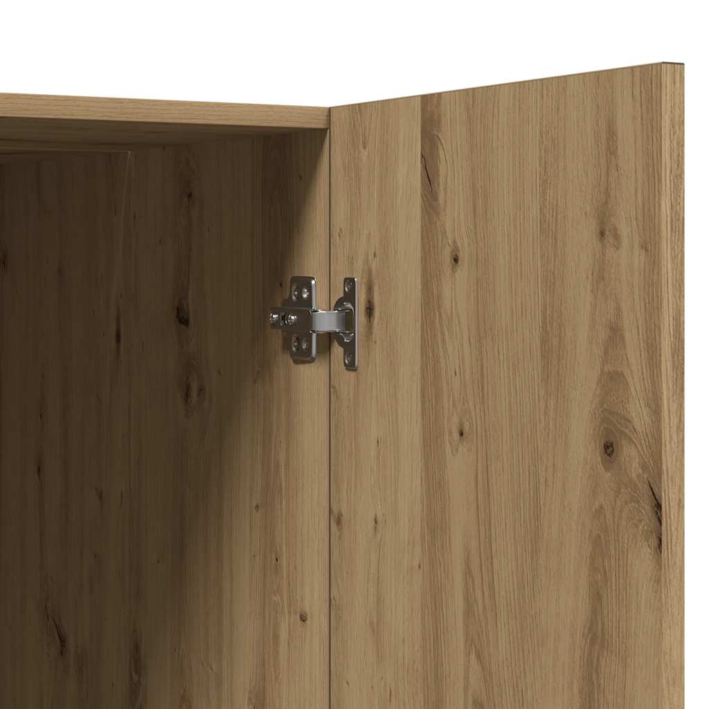 Wasmachinekast 70,5x71,5x91,5 cm artisanaal eikenkleurig