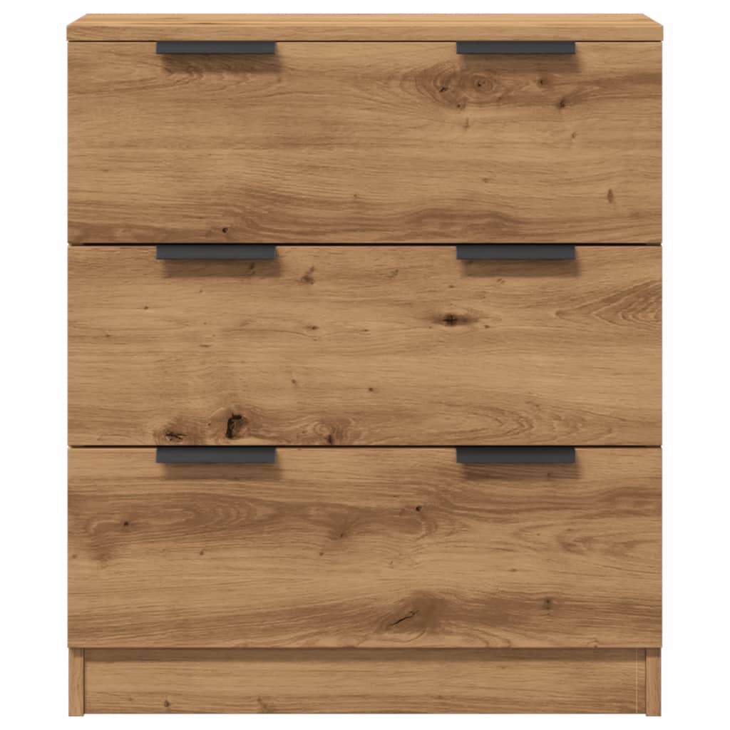 Dressoir 60x30x70 cm bewerkt hout artisan eikenkleurig