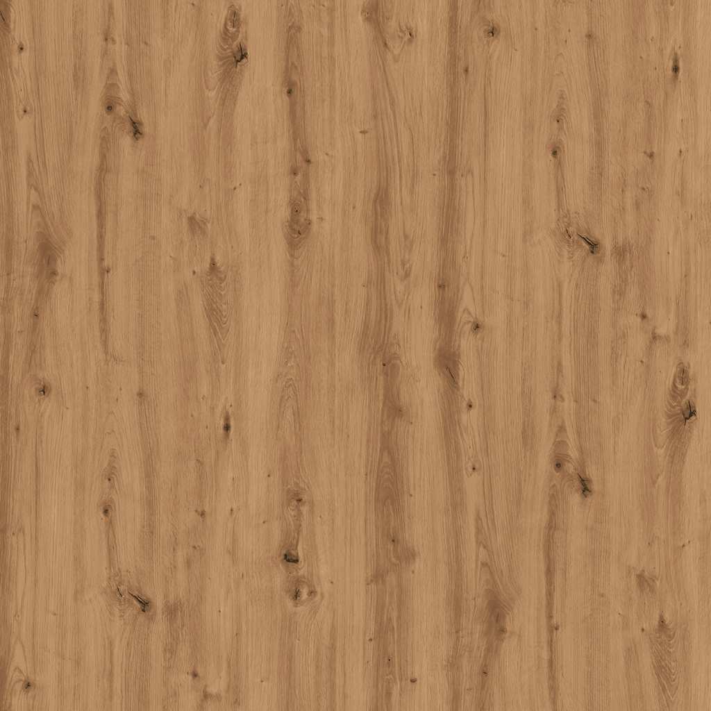 Dressoir 100x36x60 cm bewerkt hout artisanaal eikenkleurig