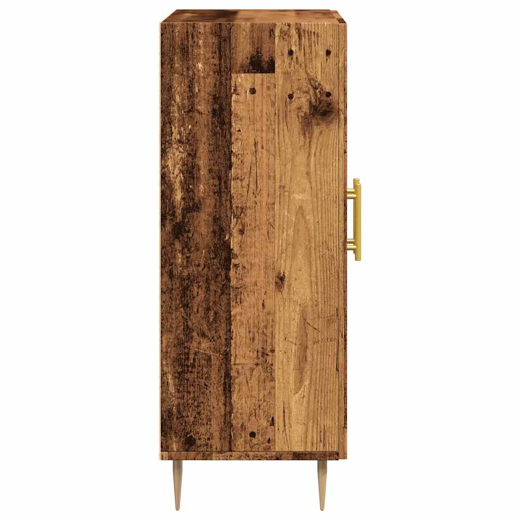 Dressoir 69,5x34x90 cm bewerkt hout oud houtkleurig